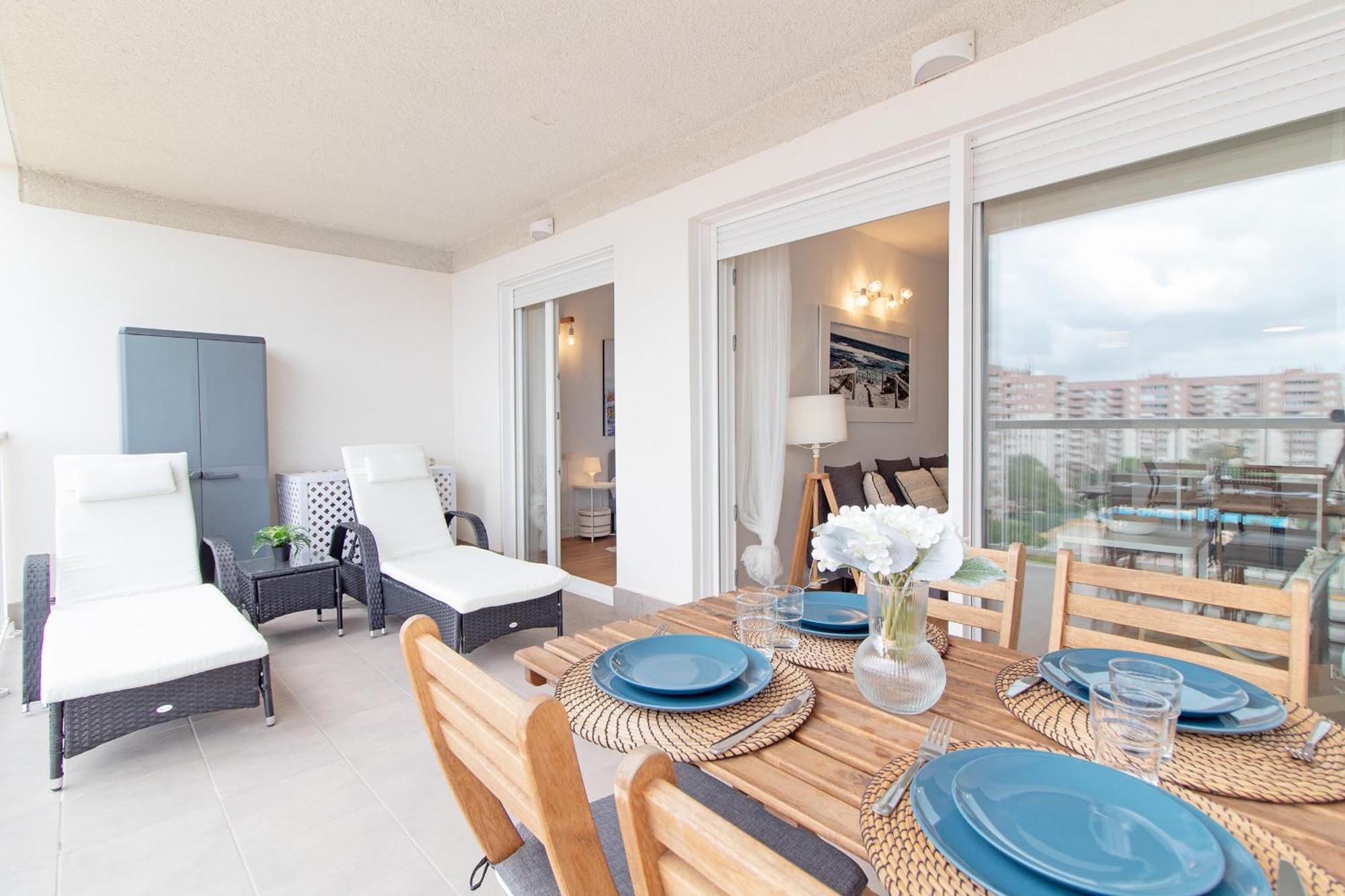 Global Properties, Moderno Apartamento En Canet Al Mar Canet d'En Berenguer Luaran gambar
